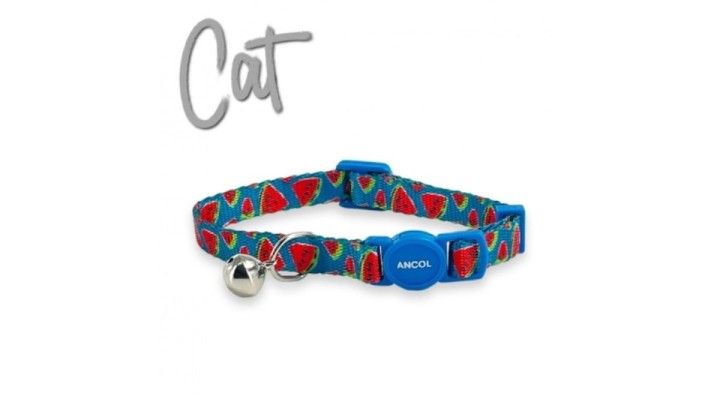 Ancol Watermelon Print Cat Collar Quick Release