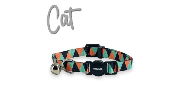 Ancol Geometric Print Cat Collar Quick Release