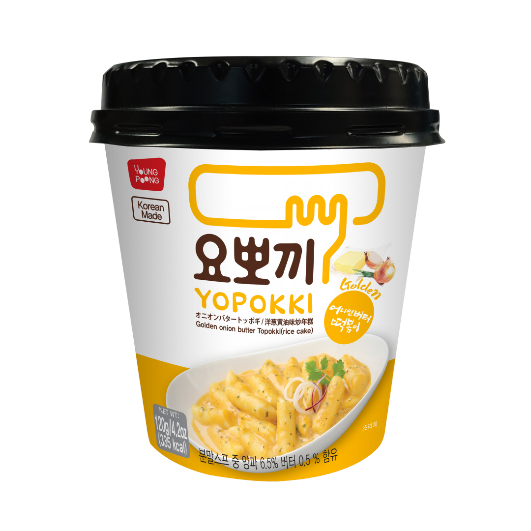 Yopokki Topokki Golden Onion Butter Cup 120g