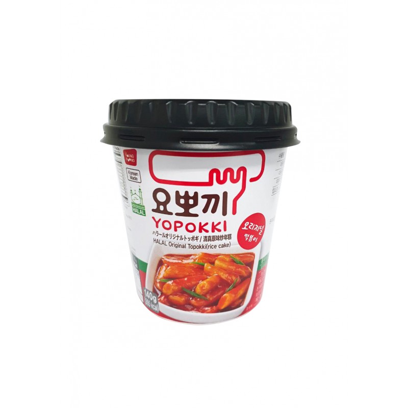 Yopokki Spicy Rice Cake Original Tteokbokki Cup 140g