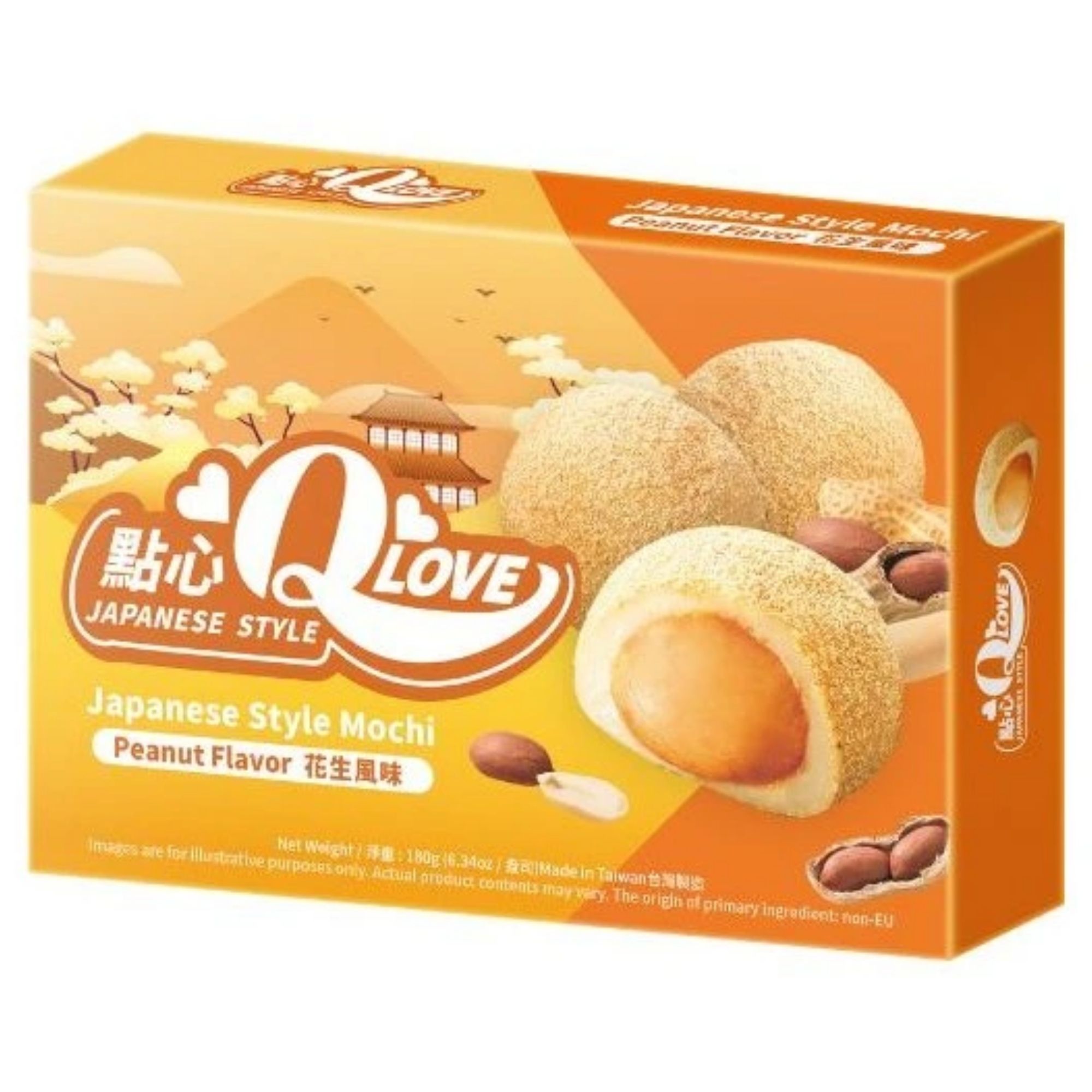 QLove Peanut Traditional Mochi 180g