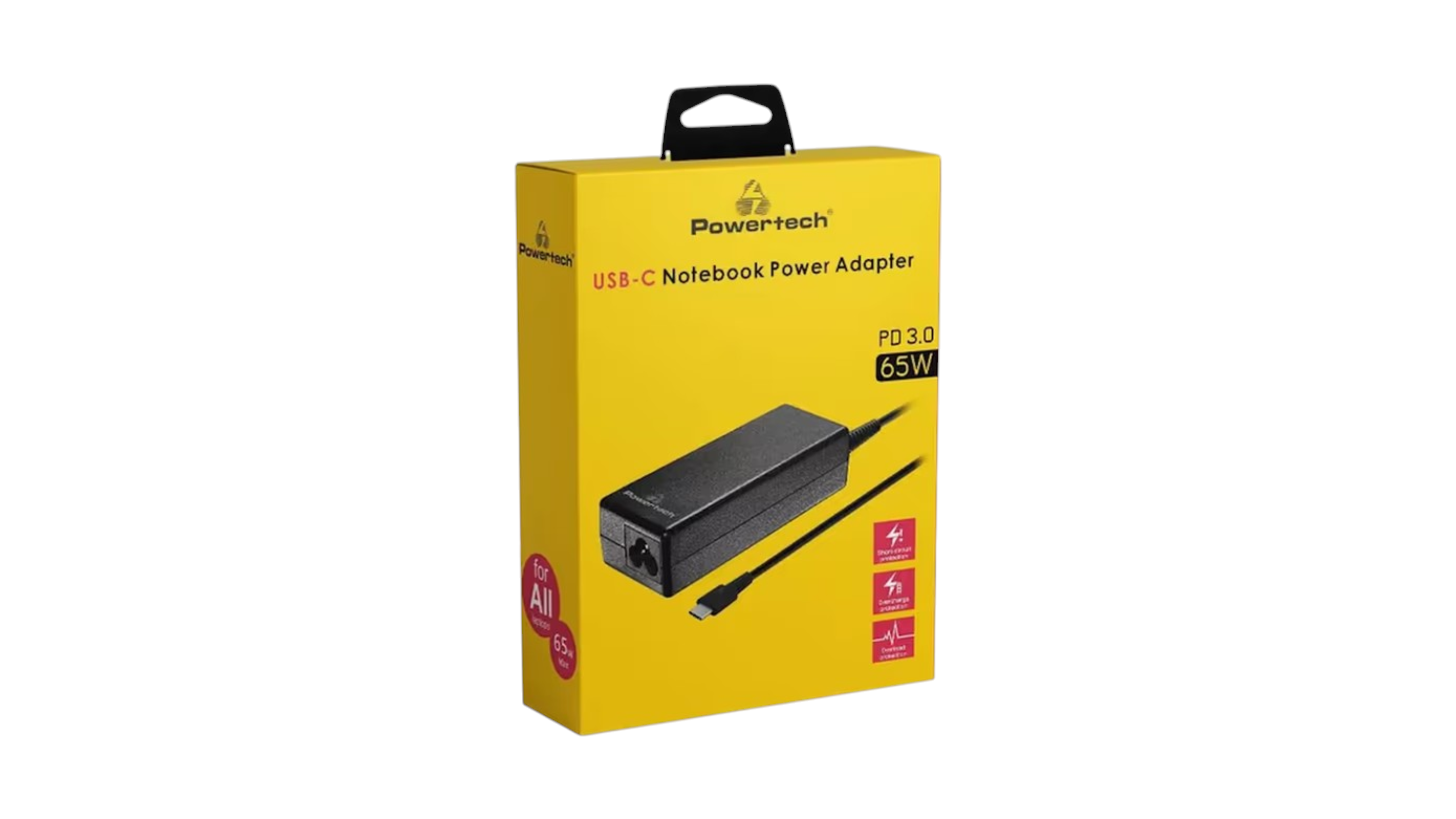 Laptop Charger Powertech 65W Type-C