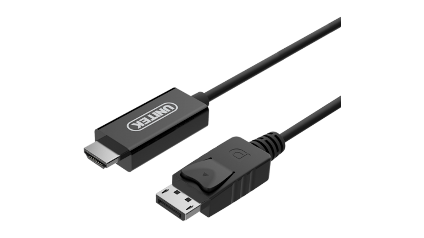 UNITEK Display Port to HDMI Cable 1.8m