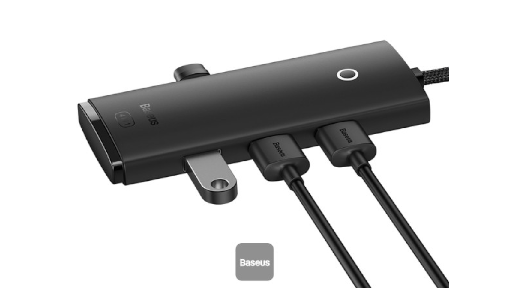 Baseus Lite Series 4-Port Type-C Hub Adapter Black