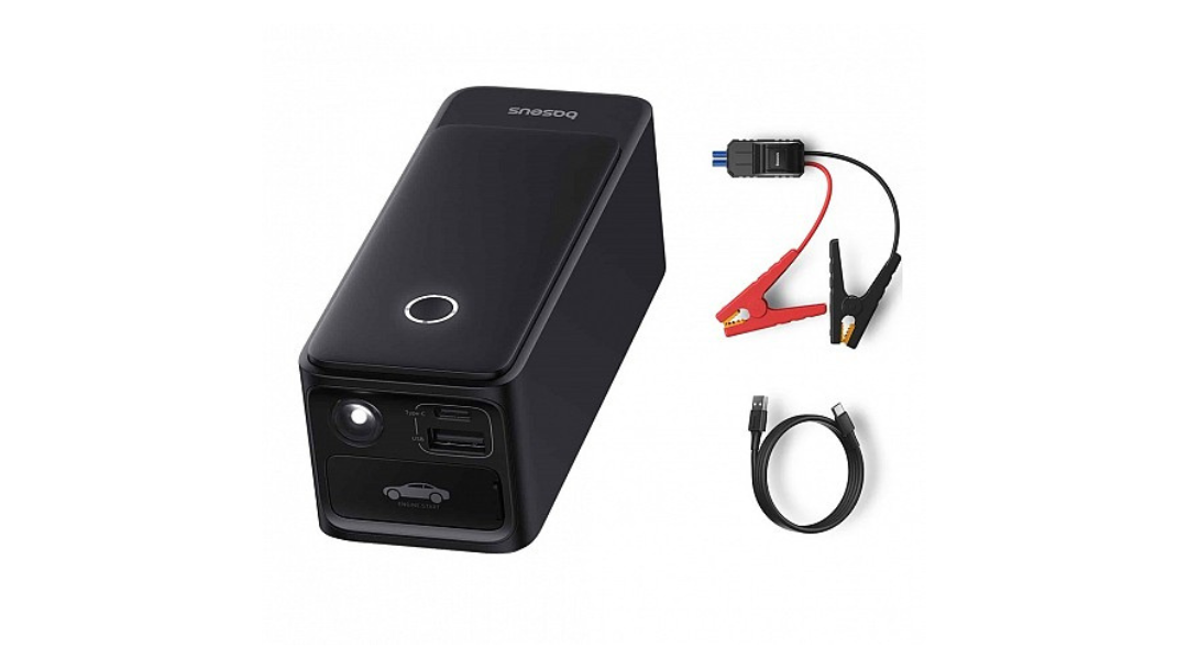 Baseus Car Jump Start Booster & Powerbank 6000mAh 600A ALPHA Black