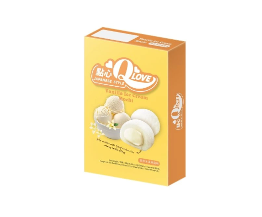 QLove Vanilla Ice Cream Deluxe Mochi 180g