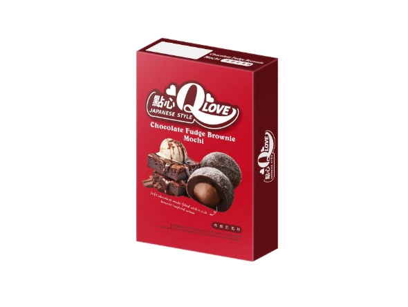 QLove Chocolate Fudge Brownie Deluxe Mochi 180g