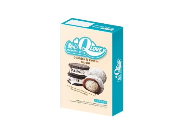 QLove Cookies & Cream Deluxe Mochi 180g