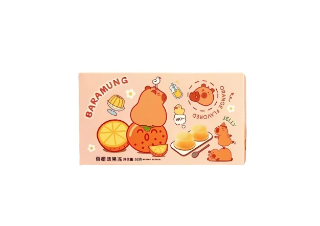 Aiyike Capybara Orange Jelly 52g