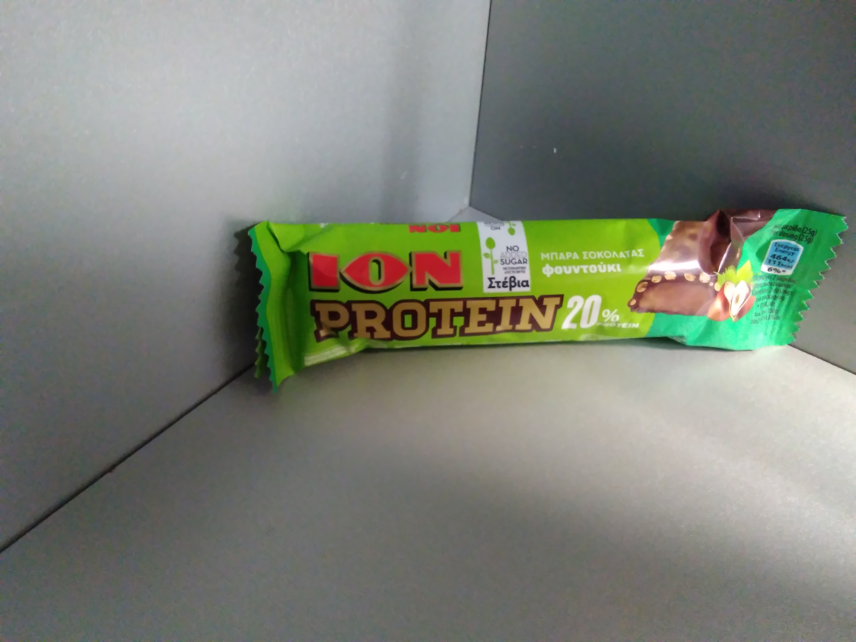 ION PROTEIN BAR hazelnut stevia 50g