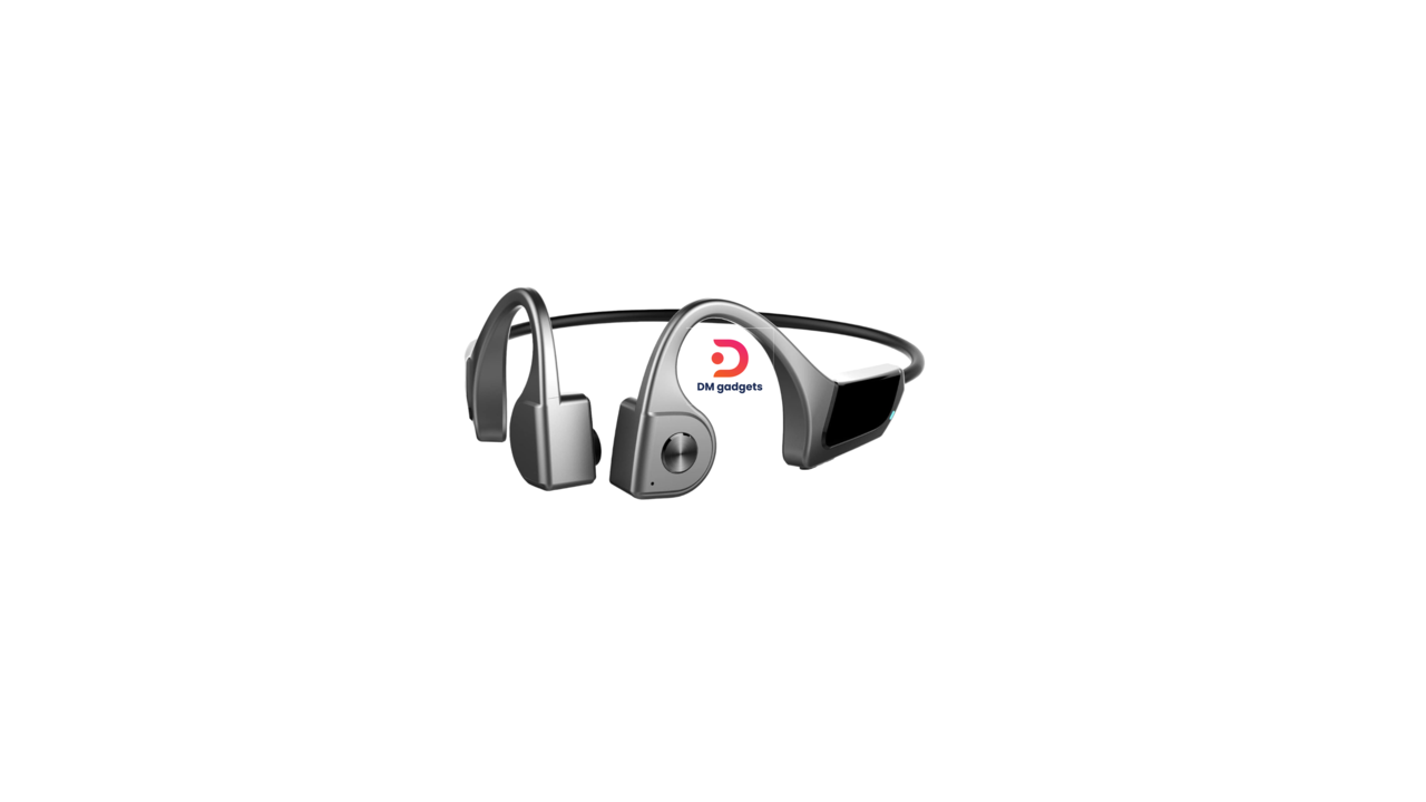 456Q#F806®Bone Conduction Bluetooth Wireless Headset – Grey