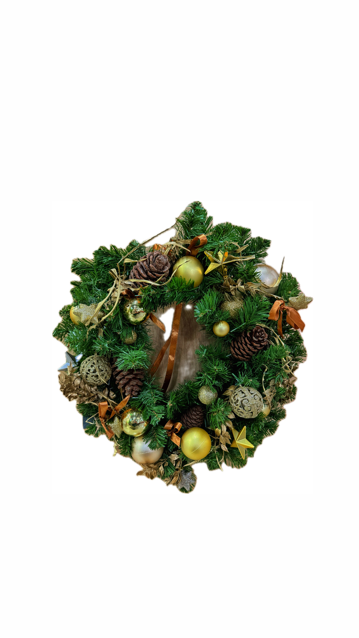 Gold Christmas Wreath