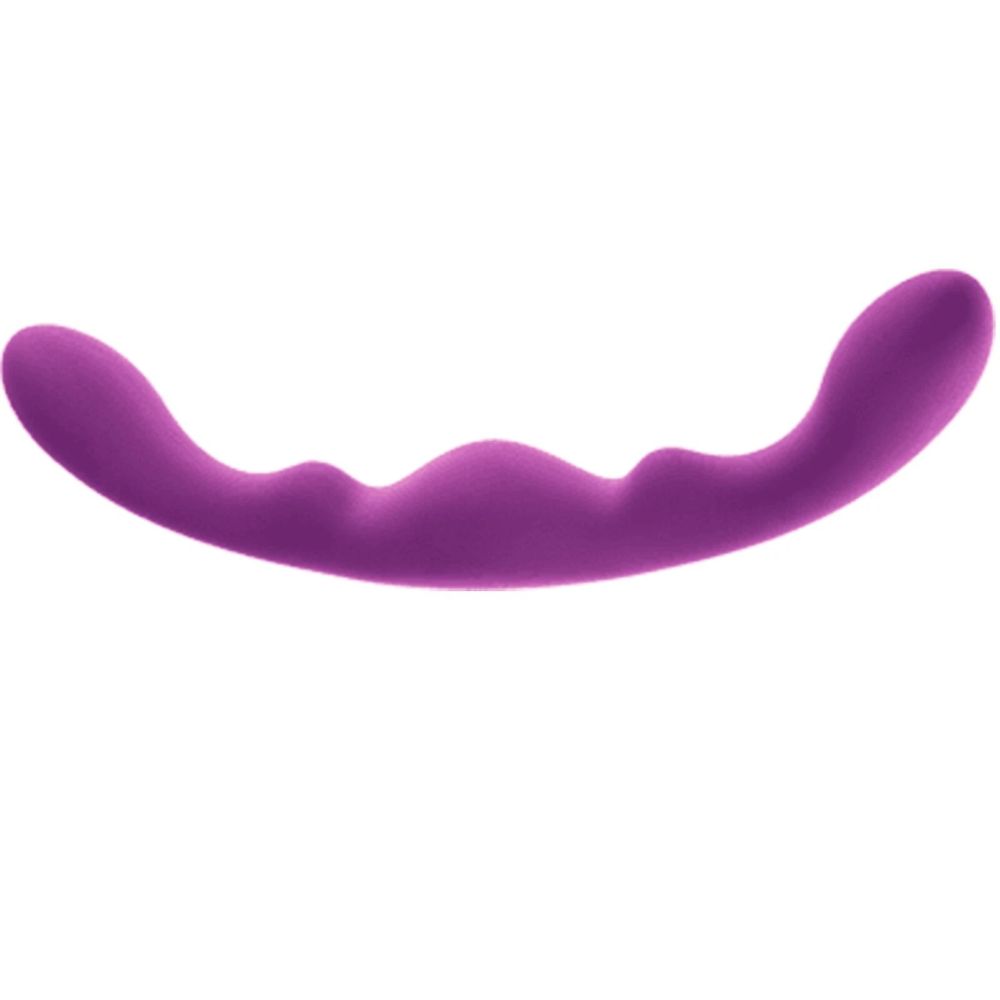 LUNA DOUBLE PENETRATION SILICONE DILDO 25 CM VIOLET