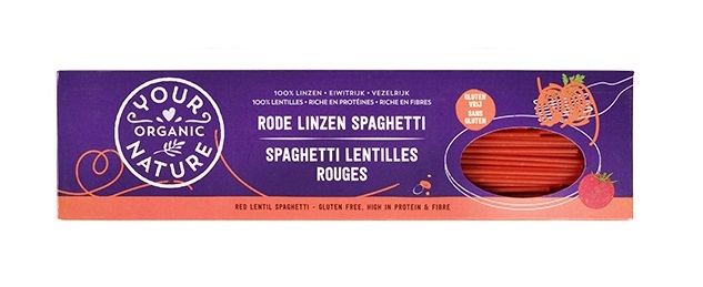 Your Organic Nature Red Lentil Spaghetti 250G Bio