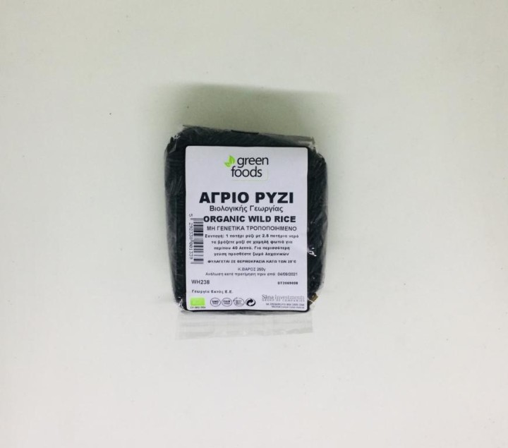 Green Foods Rice Wild 250G Bio