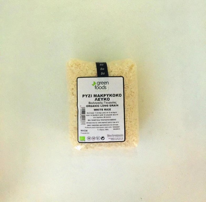 Green Foods Rice Long Grain White Bio 500G