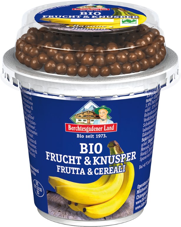 Berch Banana Yogurt With Chocolate Balls 150G Bio