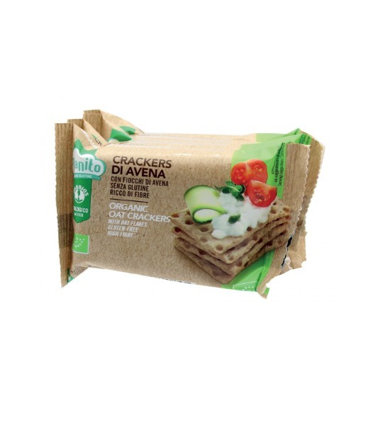 Probios, Oat Crackers With Oat Flakes 4X35G Bio