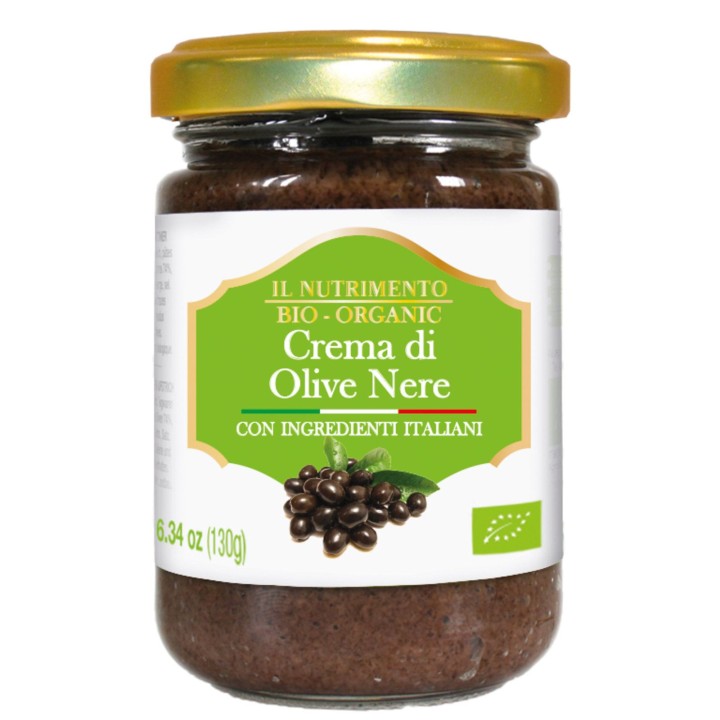Probios Il Nutrimento Black Olive Cream 130G Bio