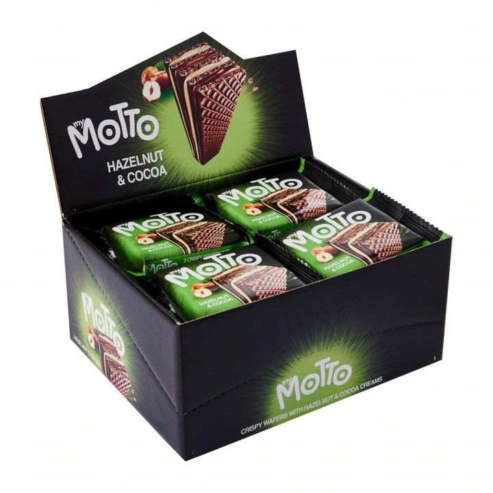 My Motto Wafer Hazelnut Cream 34G Pack Of 20