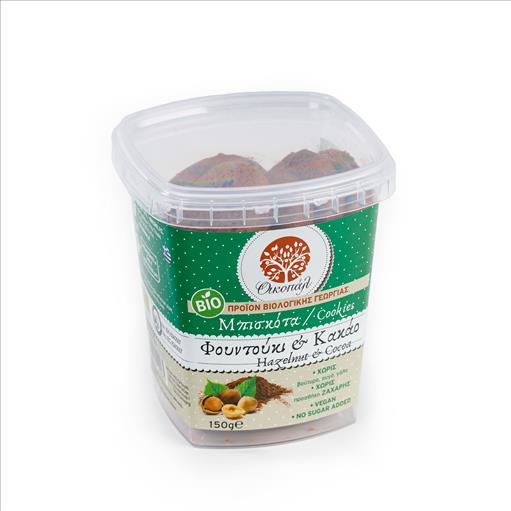 Oikopal Hazelnut Cocoa Biscuits 150G Bio