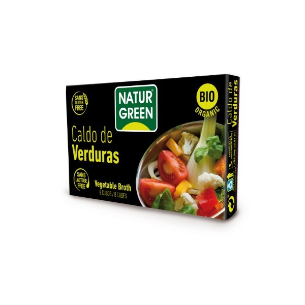Naturgreen, Vegetable Broth Cubes 84G Bio