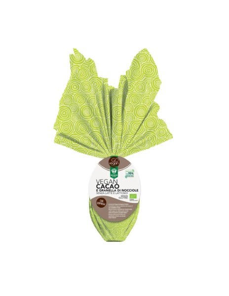 Probios, Vegan Easter Egg Cocoa Hazelnut Grain 200g Bio
