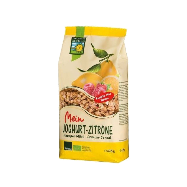 Bohlsener Yoghurt Lemon Crunchy Cereal 400G Bio
