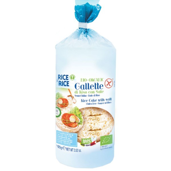 Probios, Rice Cakes Gluten Free 100G Bio