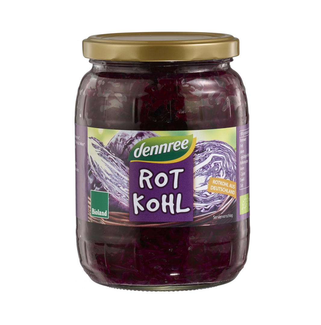 Dennree, Red Cabbage Toursi 680G Bio