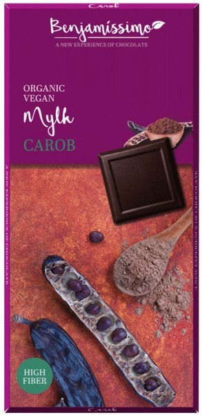 Benjamissimo, Vegan Carob Chocolate Bar 60G