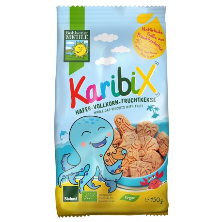 Bohlsener Karibix Fruit Spelt Cookies 125G Bio