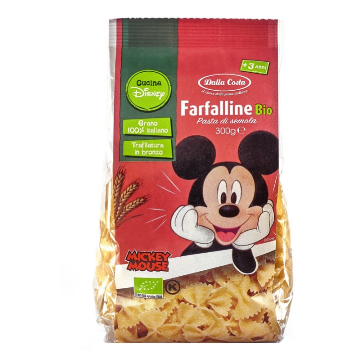 Dalla Costa Disney Kids Pasta Farfalline 300G Bio
