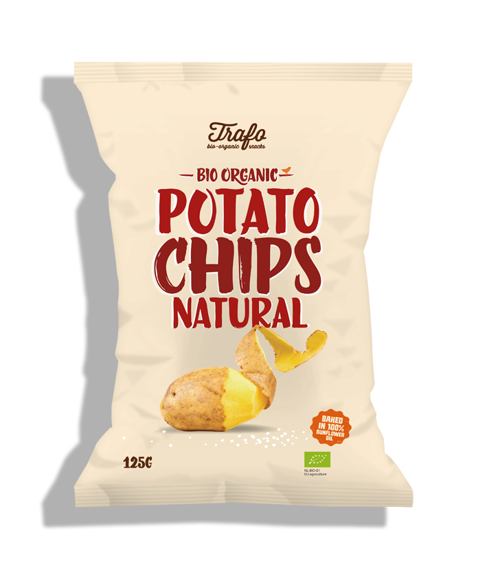 Trafo Potato Chips Natural 40G Bio