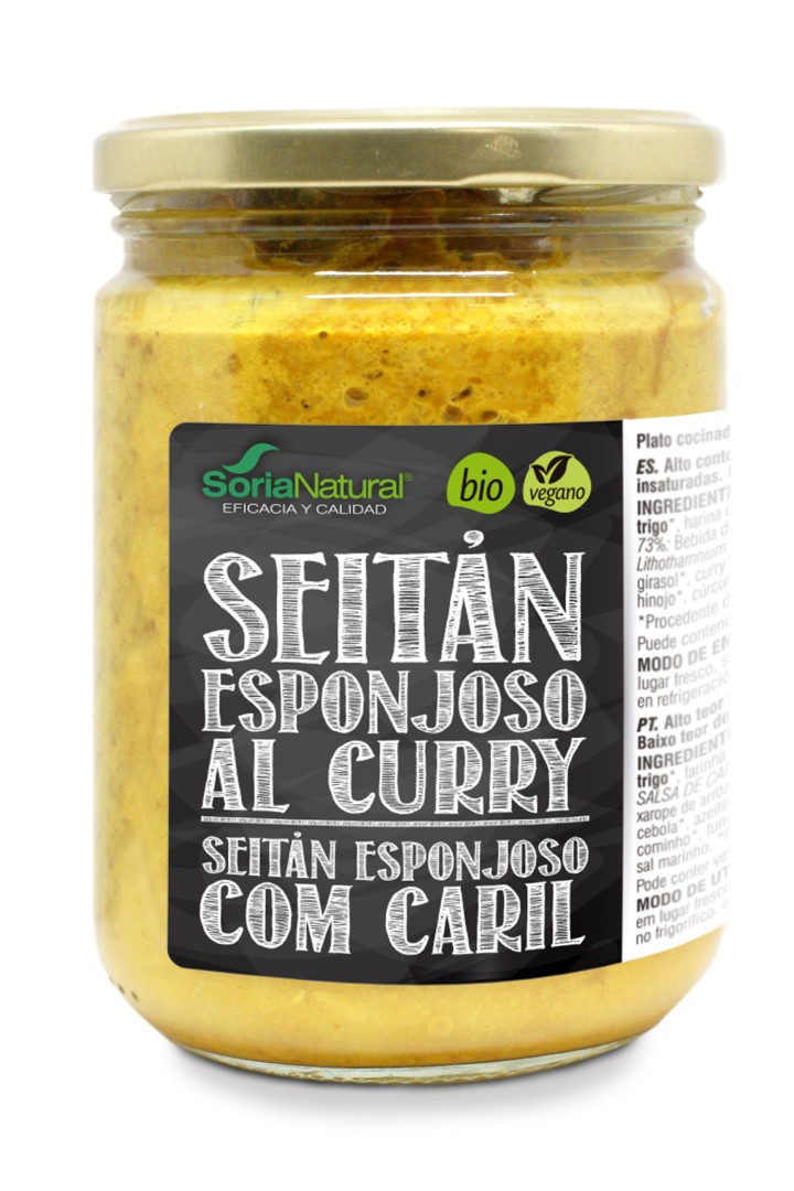 Soria Natural Seitan With Curry 375G Bio