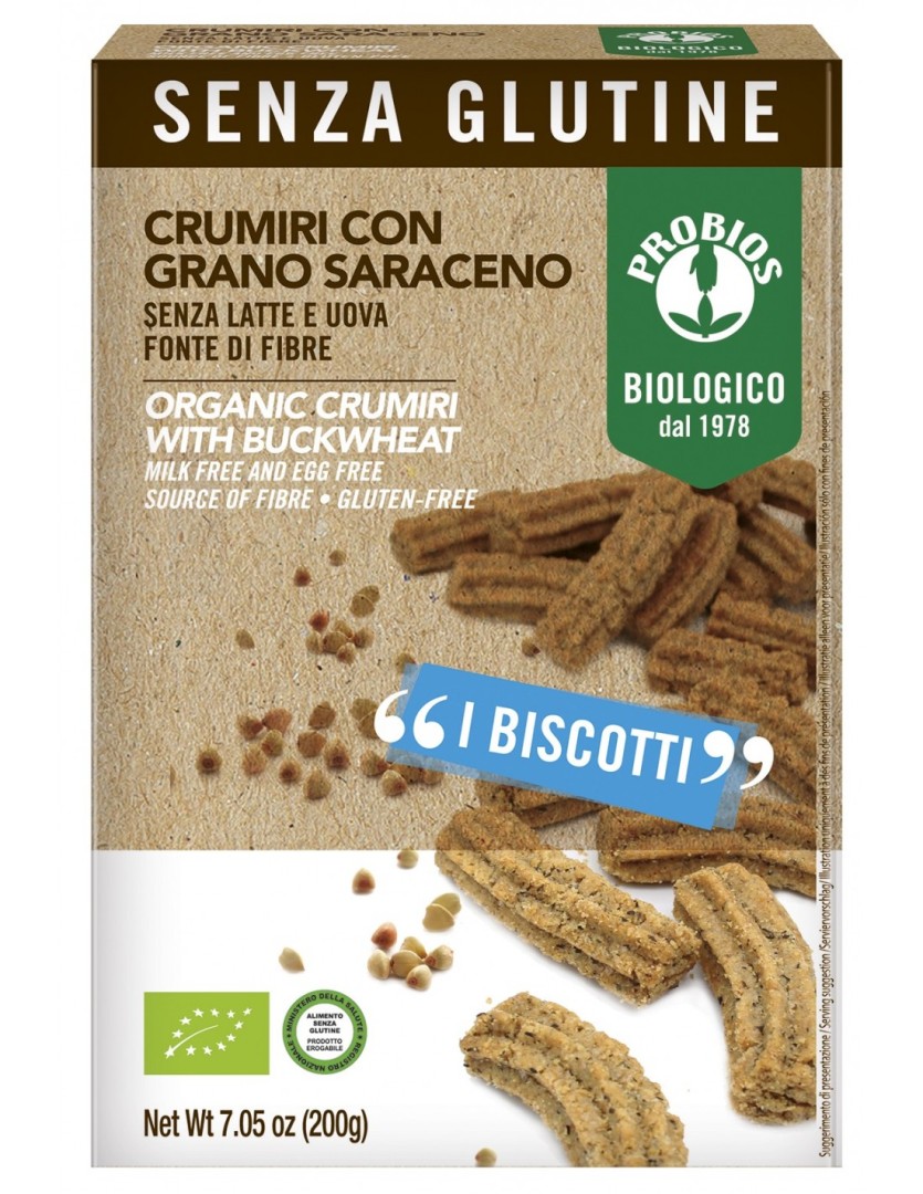 Probios Crumiri Buckwheat Biscotti 200G Bio