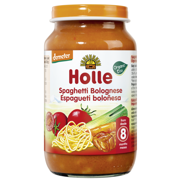 Holle Jar Spaghetti Bolognese (8M) 220G Bio