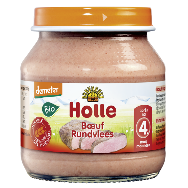 Holle Jar Beef (4Μ) 125G Bio