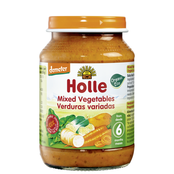 Holle Jar Mixed Vegetables (6M) 190G Bio (V)