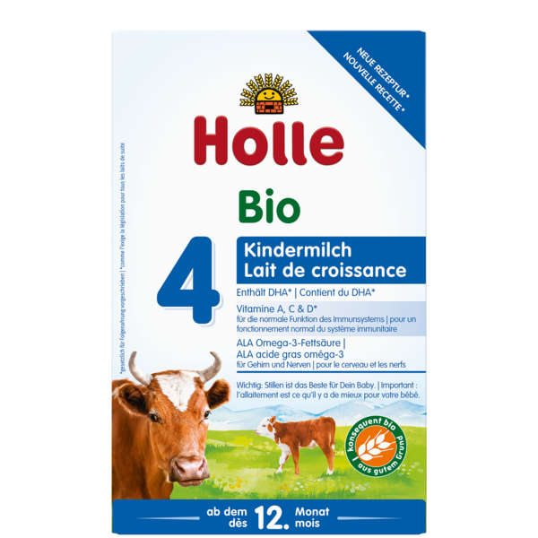 Holle Infant Baby Cow Milk Formula 4 (12M) 600G Bio
