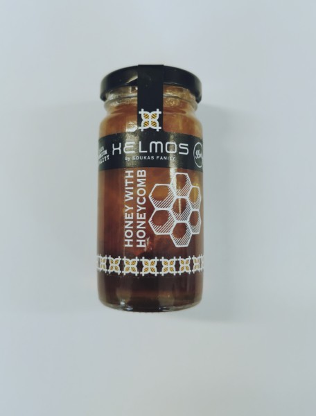 Helmos Honey With Honeycomb 120g