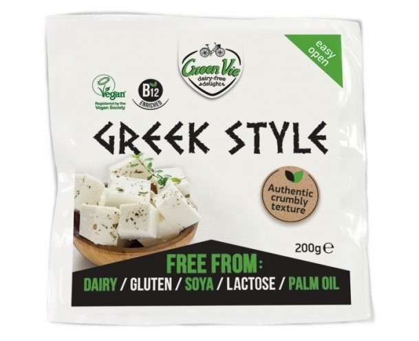 Green Vie Greek Style Block 200G
