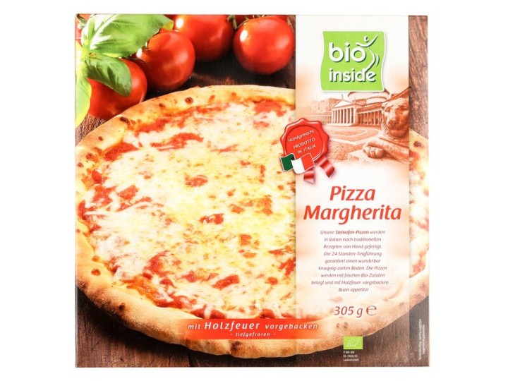Bio Inside Frozen Pizza Margherita Flavour Bio Pack Of 305 Gr