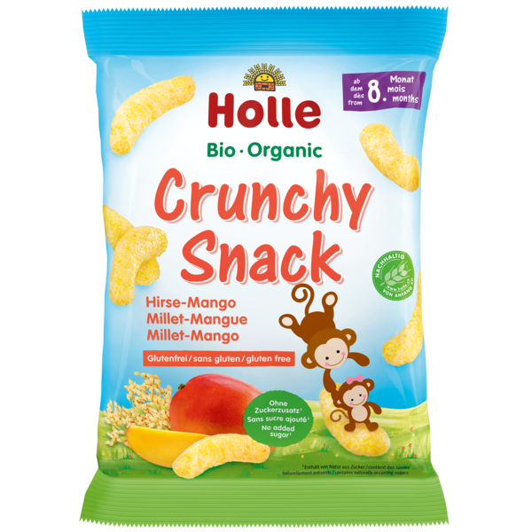 Holle Crunchy Snack Millet Mango (8M) 25G Bio
