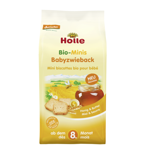 Holle Organic Baby Mini Rusks 100G Bio