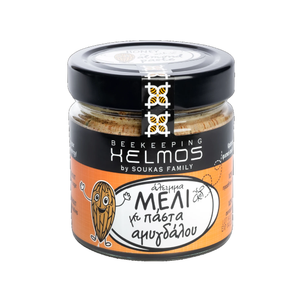 Helmos Honey With Almond Paste 300g
