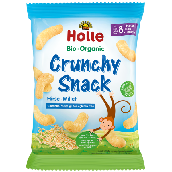 Holle Crunchy Snack Millet (8Μ) 25G Bio