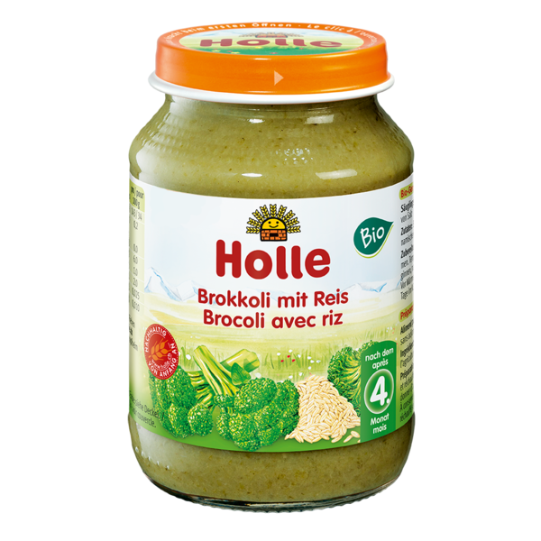 Holle Jar Broccoli With Rice (4M) 190G (V)