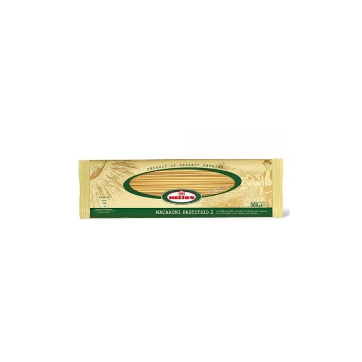 Helios Macaroni Pastitsio 2 Pasta 500G Bio
