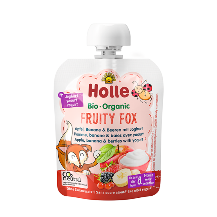 Holle Apple Banana Berries With Yogurt 85G Bio